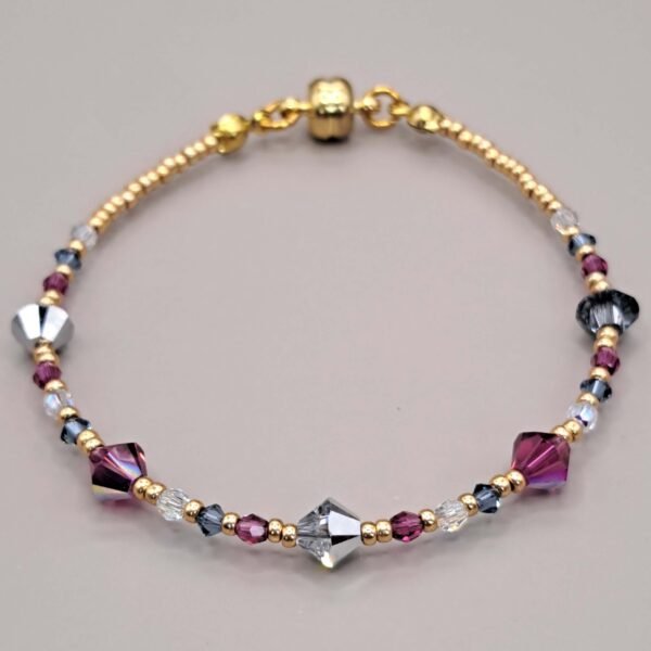 Swarovski crystal jewel tones bracelet